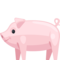 Pig emoji on Facebook